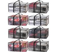 ClearSpace Borse da trasloco o borsa portaoggetti di grandi dimensioni, grandi scatole per traslochi, con cinghie, cerniere e manici, resistenti per traslochi, dormitorio universitario, decorazioni