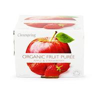 Clearspring | Apple & Strawberry Puree - Org | 12 x 2X100G