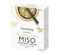 Clearspring Bianco Zuppa Di Miso E Tofu 4 X 10g (Confezione da 6)