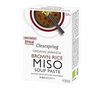 Clearspring Instant Miso Soup Paste with Sea Vegetables Pack of Four 15g