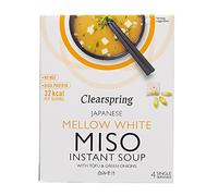 Clearspring Bianco Zuppa Di Miso E Tofu 4 X 10g (Confezione da 6)