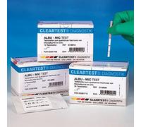 CLEARTEST 3381698 Microalbumin Test, sigillato singolarmente (confezione da 5)