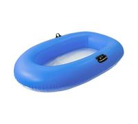 ClearVieww - Galleggiante gonfiabile per piscina, per il libero, con fondo trasparente, struttura in vinile resistente, galleggiante per piscina di grandi dimensioni, barca fluviale portatile