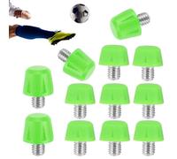 Cleat Stud Set, Traction Spikes, Non-Slip Shoe Grips, Sports Footwear Add-On, Wrench Tool Included for Football Boots, Soccer Training, Indoor Turf Use, League Matches, Games