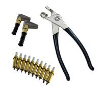 Cleco Fissaggi Temporanei 3/16" Rivetti Perni (10) Pinze e 2 Morsetti per Bor...