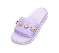 CLEIKS Ciabatte Donna con Stile Boho Chic Scarpe con Personalità (Viola, 41 EU, WES260110-0)