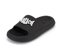 CLEIKS Ciabatte Donna Disponibili in Più Colori Antiscivolo e Resistenti Scarpe da Spiaggia Estive Ciabatte Anticaduta per Bagno (Nero,39/40EU,WES250392-0)