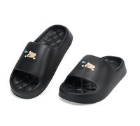 CLEIKS Ciabatte Donna in EVA Antitinta Scarpe Resistenti alle Macchie (Nero, 41 EU, WES260108-0)