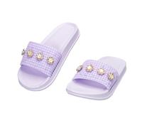 CLEIKS Ciabatte Donna in PVC Antitinta Scarpe Resistenti alle Macchie (Viola, 40 EU, WES260110-0)