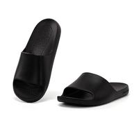CLEIKS Ciabatte Donna Quotidiane Versatili Scarpe Comode da Donna Antiscivolo per Spiaggia e Vacanza (Nero, 38/39 EU, WES250383-0)