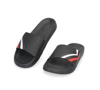 CLEIKS Ciabatte Uomo in PVC Antitinta Scarpe Resistenti alle Macchie (Nero, 45 EU, MES260094-0)