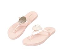 CLEIKS Infradito da Donna Estive Suola in Gomma Antiscivolo e Resistente Pantofole per Vacanze e Spiaggia Morbide e Delicate sulla Pelle（Rosa,37EU,WEI260262-0