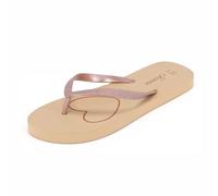 CLEIKS Sandali Infradito Donna in PVC Antitinta Scarpe Resistenti alle Macchie per Uso Quotidiano (Khaki, 40 EU, WEI250569-0)