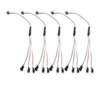 Cleiscry 5 pezzi 3 pin SM splitter maschio 1 a 3 LED maschio JST femmina connettore cavo filo per striscia LED WS2812