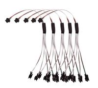 Cleiscry 5 pezzi 3 pin SM splitter maschio da 1 a 4 LED maschio JST femmina connettore cavo filo per strisce LED WS2812