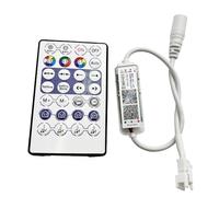 Cleiscry DC12-24V WS2811 SK6812 WIFI SPI Music LED Controller 28Keys Remote SurpLife App Max Control 2048Pixel Smart LED Strip