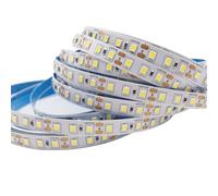 Cleiscry Striscia LED, 12 V, 5 metri, 6 - 8 W/M, dimmerabile, PWM, larghezza 8 mm, bianco caldo, naturale, strisce IP20 (bianco naturale, 4000 K)