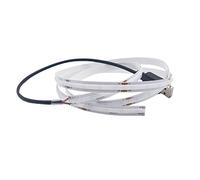 Cleiscry Striscia LED COB USB, 1 m, 2 m, 400 LED/m, DC5 V, RA>90, senza dimmer, flessibile, ad alta densità, per TV, PC, fai da te, decorazione di interni (luce viola (UV395nm), 1 m (con presa USB)