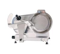 Cleiton® Affettatrice professionale elettrica 220 V da tavolo lama da 300 mm di diametro 380 W di potenza | Tagliacaffi regolabile in spessore 0-16 mm ideale per prosciutto e altri salsicce