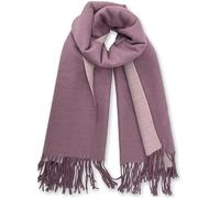 CLELLA Sciarpe In Cashmere Per Donna Sciarpe e Scialli In Morbida Pashmina Reversibile Lungo Grande Inverno Caldo e SpessoCon Nappa Regali Donna 200 x 70 cm (Viola)