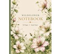 Clematis Graph Paper Notebook: Graph Paper Notebook | 120 Pages | Botanical Grid Notebook for Math, Engineering, Drawing, Design & School