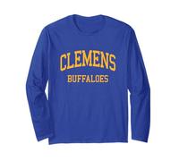 Clemens High School HS Schertz TX Retro Sports Maglia a Manica