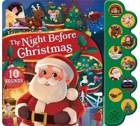 Clement C Moore The Night Before Christmas 10-Button Sound Bo (Libro di cartone)
