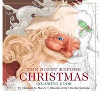 Clement Moore The Night Before Christmas Coloring Book (Tascabile)