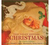 Clement Moore The Night Before Christmas Hardcover (Copertina rigida)