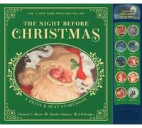 Clement Moore The Night Before Christmas Press and Play Sto (Copertina rigida)