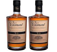 Clément Rhum Vieux Agricole V.O. Martinique 40% Vol. 0,7l (Confezione da 2)