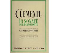 Clementi 18 Sonate per pianoforte Vol. III da 13 a 18 Revisione Critico Tecnica di Giuseppe Piccioli