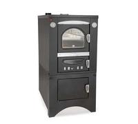 Clementi forno a legna ventilato modello SMART da incasso fuoco indiretto misura int. L45XP80