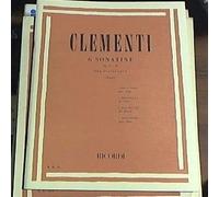 clementi m.: 6 sonatine op. 37 e 38 ricordi