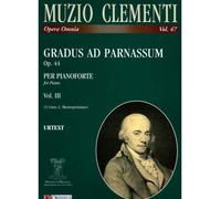 CLEMENTI M. - GRADUS AD PARNASSUM OP. 44 PER PIANOFORTE - VOL. III
