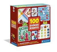Clementoni - 100 Giochi Riuniti, Grande Raccolta di Giochi da Tavolo e Carte, Idea Regalo per Bambini dai 4 Anni in Su, 1-12 Giocatori, Made in Italy, Lingua Italiana, 12952