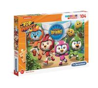 Clementoni - 27275 - Supercolor Puzzle - Top Wing - 104 Pezzi - Made In Italy - Puzzle Bambini 6 Anni +, Multicolore