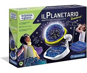 Clementoni - 12776 - Scienza e Gioco Lab - Planetario Luminoso - Gioco Educativo per Esploratori Astronomi da 8 Anni in su, Proiezione delle Costellazioni in Camera, Made in Italy