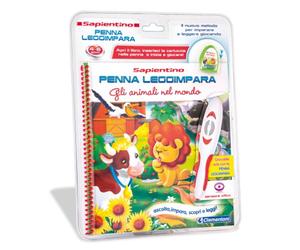 Clementoni - 13640 - Sapientino Leggimpara Refill Gli Animali del Mondo