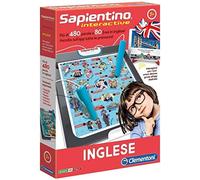 Clementoni - 16077 - Sapientino Interactive - Inglese, Penna interattiva - Gioco educativo 7 Anni, elettronico con batterie Incluse - Gioco per Imparare Inglese - Made in Italy