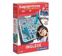 Clementoni - 16077 - Sapientino Interactive - Inglese, Penna interattiva - Gioco educativo 7 Anni, elettronico con batterie Incluse - Gioco per Imparare Inglese - Made in Italy