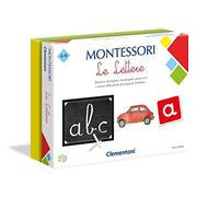 Clementoni 16098, Montessori, Le Lettere, Made in Italy, Gioco Montessori 3 Anni, Gioco Educativo Metodo Montessoriano (Versione in Italiano), Gioco per Imparare Le Lettere