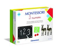 Clementoni 16099, Montessori, I Numeri, Made in Italy, Gioco Montessori 4 anni, Gioco Educativo Metodo Montessoriano (Versione in Italiano), Gioco per Imparare i Numeri