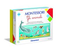 Clementoni 16100, Montessori, Gli Animali, Made in Italy, Gioco Montessori 3 Anni, Gioco Educativo Metodo Montessoriano (Versione in Italiano)