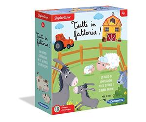 Clementoni - 16133 - Sapientino - Tutti in Fattoria, Gioco Mamma e Cuccioli - Gioco educativo 4 Anni, Gioco di logica, Gioco da Tavolo - Made in Italy