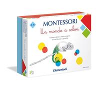 Clementoni - 16136 - Montessori - Un Mondo a Colori - Made in Italy, Gioco Montessori 3 Anni, Gioco educativo metodo montessoriano (Versione in Italiano)