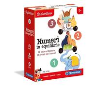 Clementoni - 16141 - Sapientino - Numeri in Equilibrio, Gioco per Imparare a contare con Tessere illustrate - Gioco educativo 3 Anni Numeri - Made in Italy
