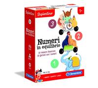 Clementoni - 16141 - Sapientino - Numeri in Equilibrio, Gioco per Imparare a contare con Tessere illustrate - Gioco educativo 3 Anni Numeri - Made in Italy