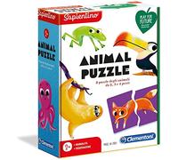 Clementoni - 16146 - Sapientino - Animal Puzzle, Progressive Puzzle Bambini, Gioco educativo 2 Anni Tessere illustrate - Play for Future - Made in Italy