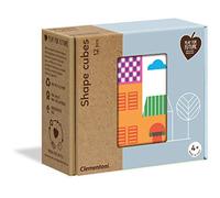 Clementoni - 16227 - Shapes Cubes - Case e Casette, cubi impilabili per Bambini 12 Pezzi, Puzzle Bambini 4 Anni - Materiale 100% Riciclato - Play for Future - Made in Italy